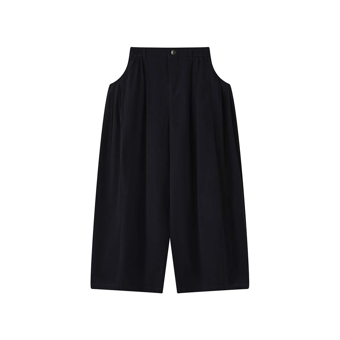 Retro washed casual slimming wide leg pants