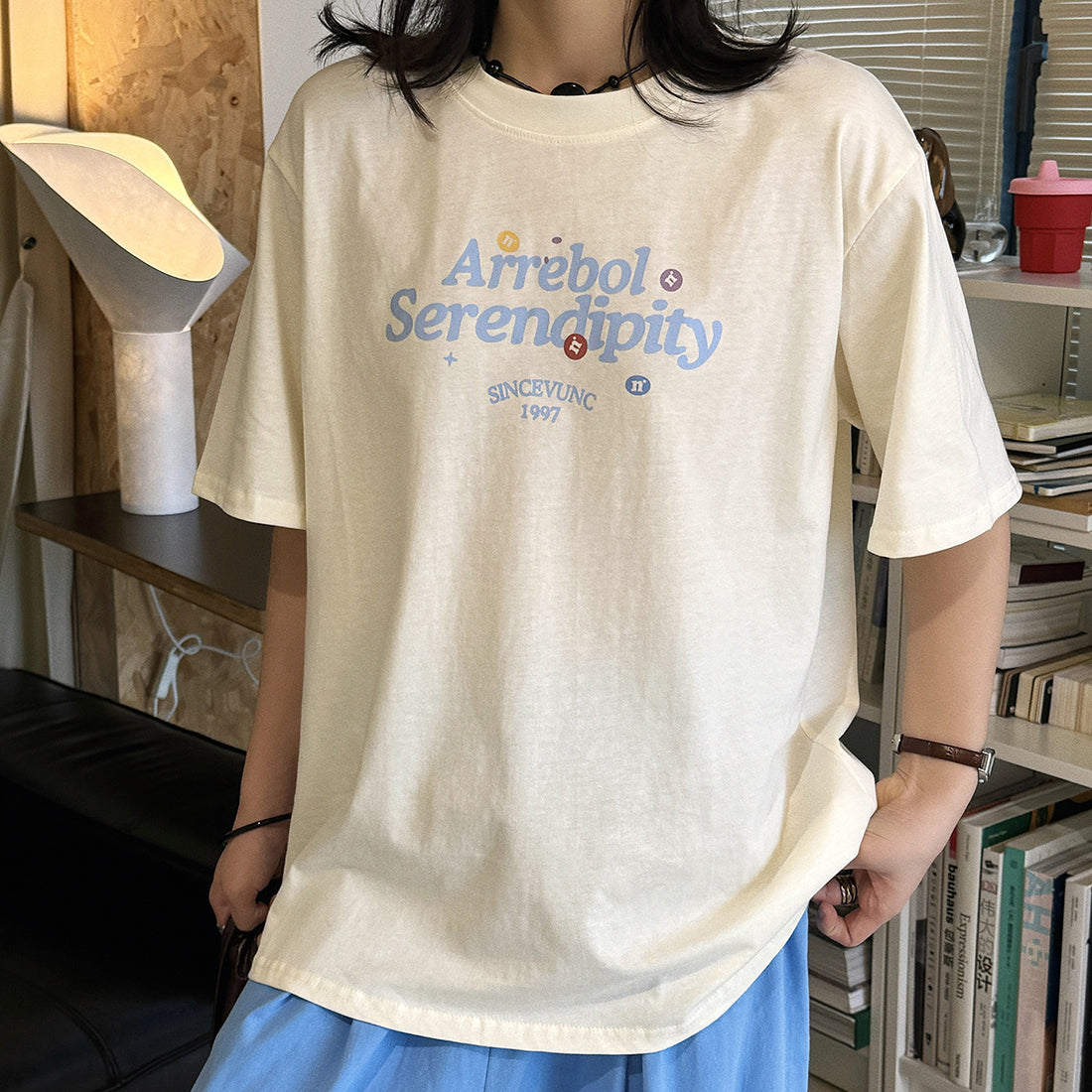Women’s Oversized Arrebol Serendipity Graphic Cotton T-Shirt