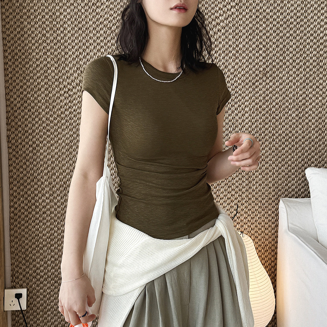 Women’s Slim Fit Soft Stretch Short Sleeve T-Shirt