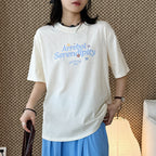 Women’s Oversized Arrebol Serendipity Graphic Cotton T-Shirt