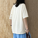 Women’s Oversized Arrebol Serendipity Graphic Cotton T-Shirt