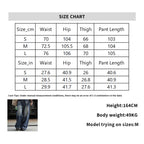 Retro ripped slim casual pants jeans