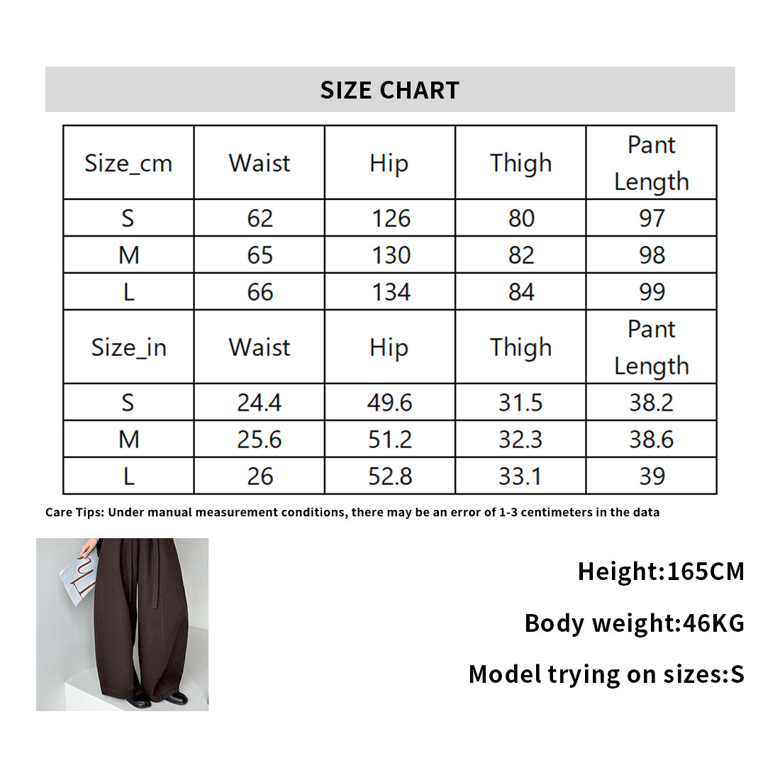 Retro high waist slimming wide leg casual curved knife pants