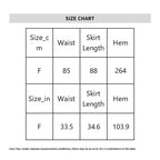 Bohemian hollow knitted half body A-line maxi skirt