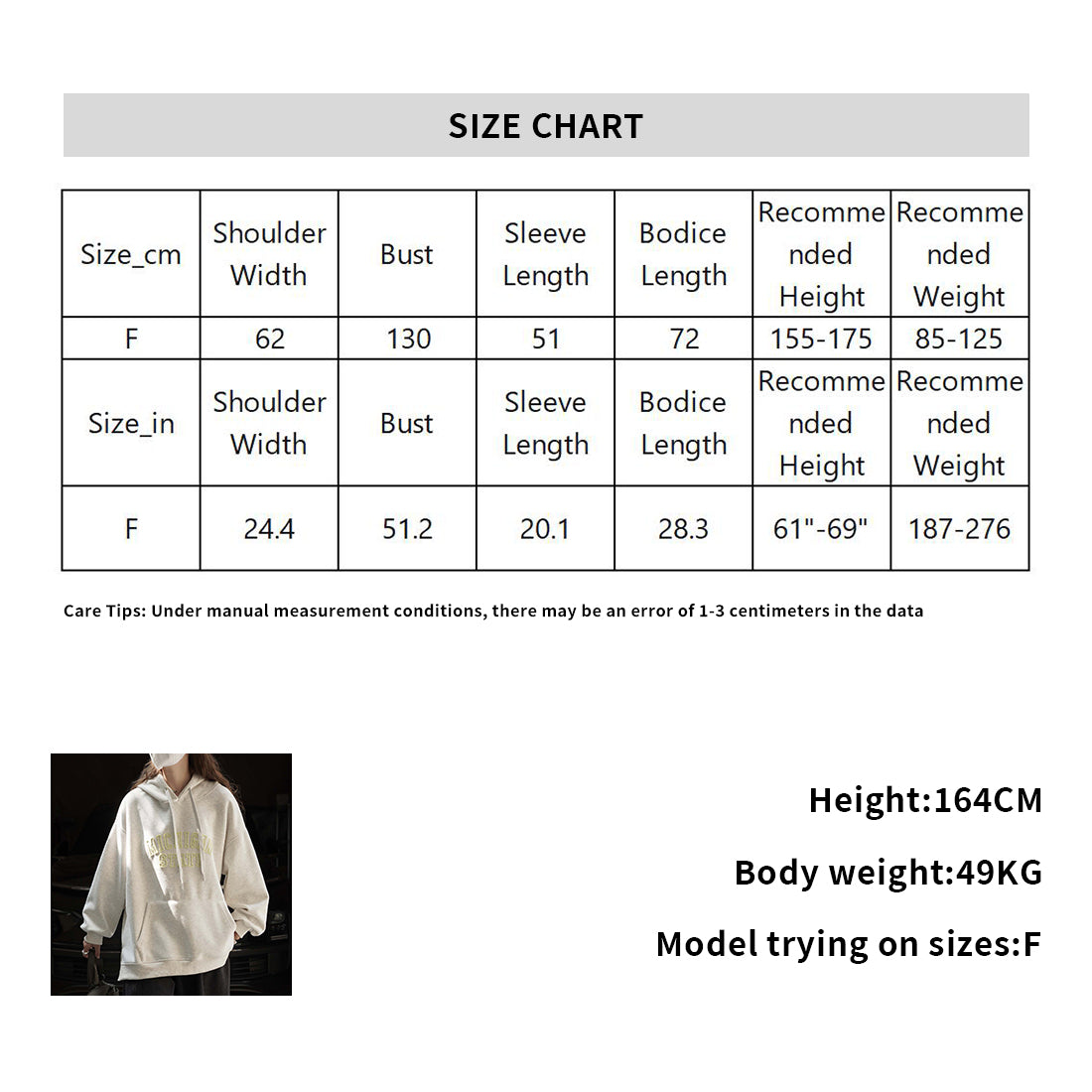 American letter printed loose hooded sweatshirt top