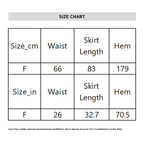 Retro Cashew Flower Splicing Elastic Waist Loose Skirt